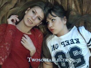 Twosociablegir